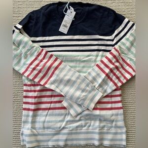New with tags Southern Tide cotton striped sweater